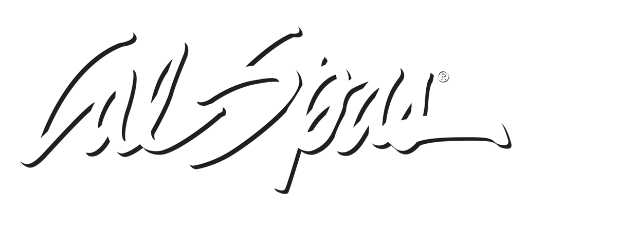 Calspas White logo hot tubs spas for sale Salt Lake City
